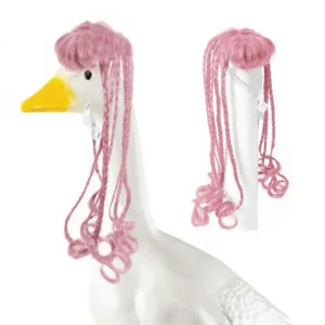 Cute Fringe Wig for Pet Geese